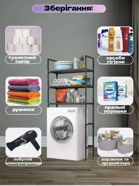 Варіанти використання стелажа для зберігання